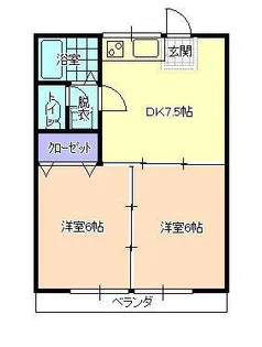 パークアベニュー【2階】の間取り