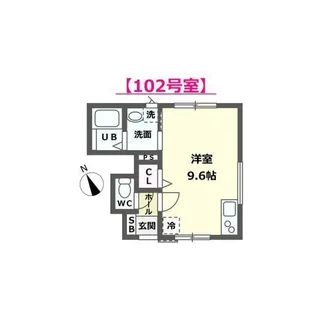 evon【1階】の間取り