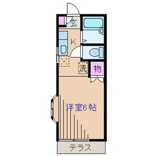 パレ菊名【1階】の間取り