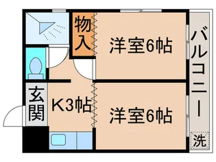 岡庭ビル【3階】の間取り