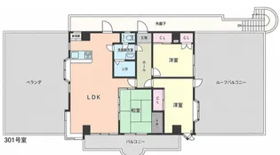 第21明智ビル【3階】の間取り