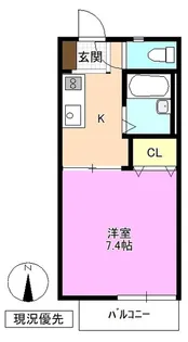ウエルネス稲里【2階】の間取り