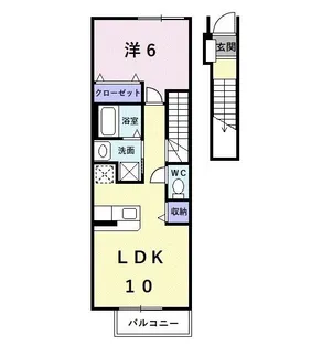 ルミエールII【2階】の間取り