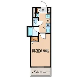 ベレーサ名駅ウエスト【2階】の間取り