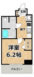 セオリー大阪フルール【5階】の間取り