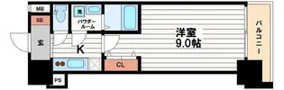 スプランディッド淀屋橋DUE【4階】の間取り