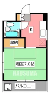 めぞんエル【5階】の間取り