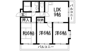 ヴィラメープル【3階】の間取り