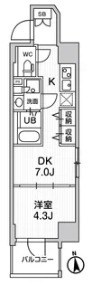 CREATIF秋葉原【12階】の間取り