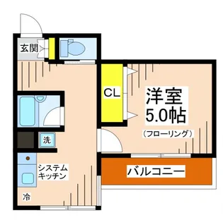 ロイヤルパレス【3階】の間取り