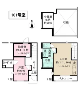 MOCXSTYLE下北沢の間取り