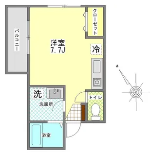 東屋アパートメント【3階】の間取り