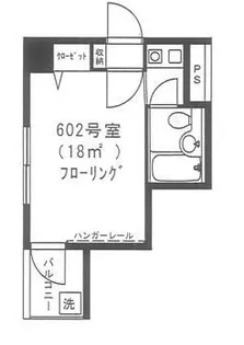 ハーベストハウス円山【6階】の間取り