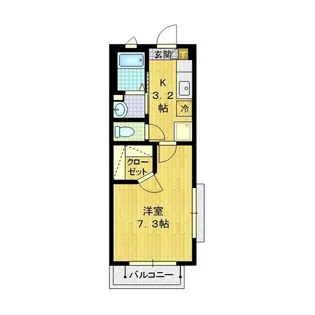 エトワール川崎【1階】の間取り