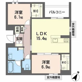 エテルノ 和【2階】の間取り