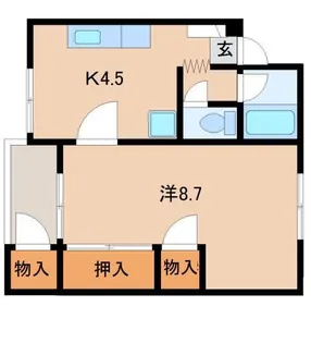 エイトはいむ【2階】の間取り