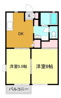 プリティーパーク A【2階】の間取り