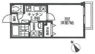 ソルビオス椎名町【2階】の間取り