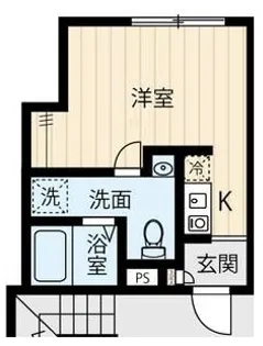 フィオーレ金町【4階】の間取り
