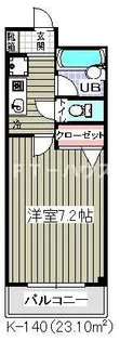 ローズガーデンカスタリア【2階】の間取り