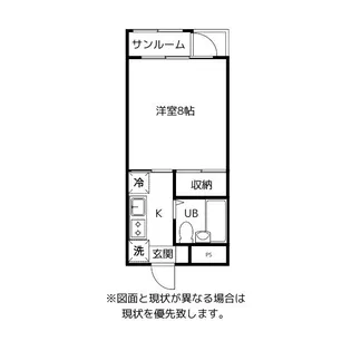 グリーンヒルズ1号館【4階】の間取り