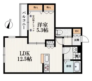 スカイラークシャトー【3階】の間取り