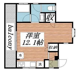 ミルコマンション【3階】の間取り