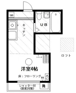 シャトルブラッケン【2階】の間取り
