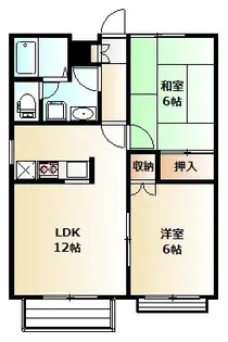 ニューシャルマン【1階】の間取り