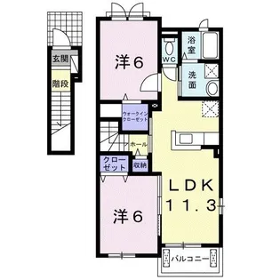 ヴァンヴェール深大寺 I【2階】の間取り