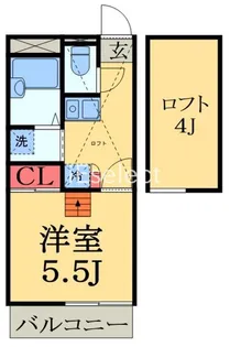 メゾンドアンジュ【2階】の間取り