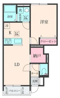 プール・トゥジュールII【2階】の間取り