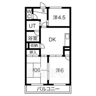 シャルム美郷【1階】の間取り