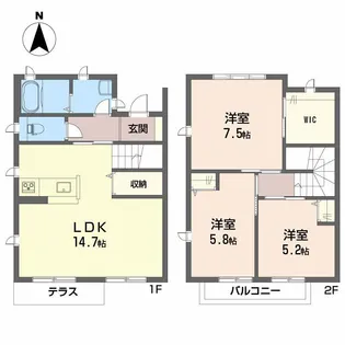 フローラルコートの間取り