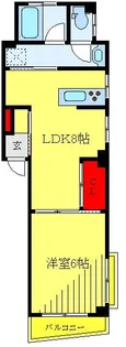 大河原ビル【4階】の間取り