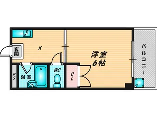 エルドムス陽光一番館【3階】の間取り