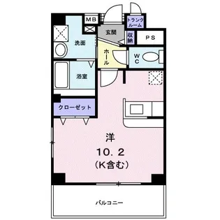K・O レーベン【1階】の間取り