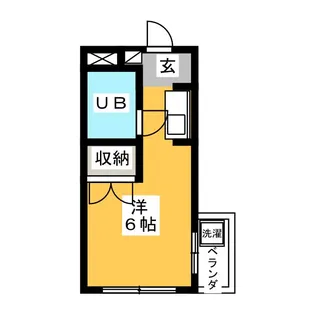 メイツ八幡【2階】の間取り