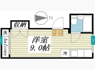 メゾン・ド・バルセル【4階】の間取り