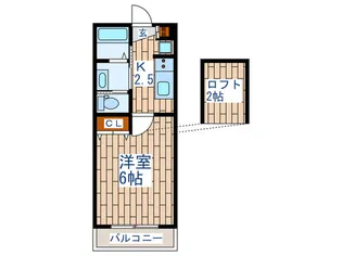 VILLA SOLE【3階】の間取り