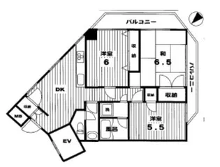 フラリッシュ【6階】の間取り