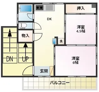 横谷ビル【3階】の間取り