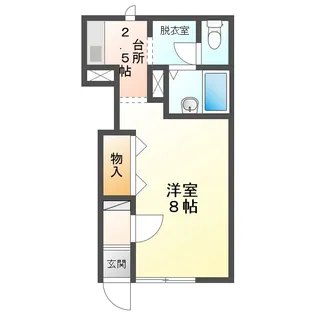 ハイツコジマ【1階】の間取り