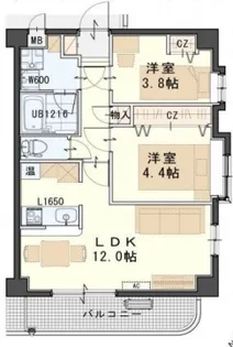 クレセール230【1階】の間取り