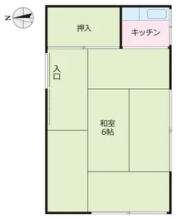 大内荘【2階】の間取り