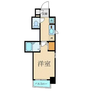 エステムプラザ日本橋弐番館【2階】の間取り
