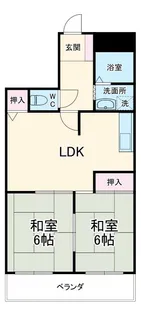 メゾン太平洋【8階】の間取り