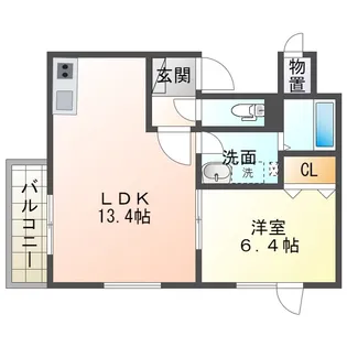 Grand Terrace新中野【3階】の間取り