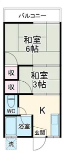松風荘【2階】の間取り