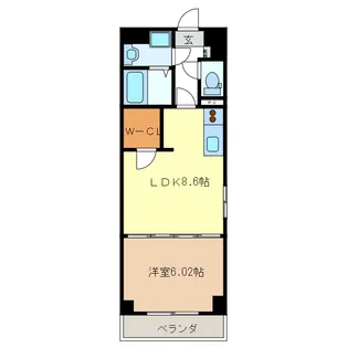 S-FORT津新町【5階】の間取り